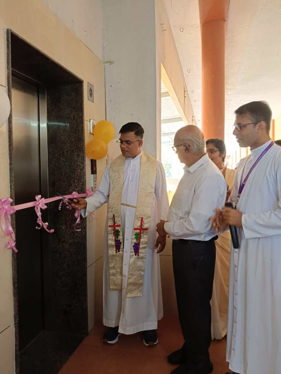 “Elevating accessibility! Our school celebrates the inauguration of a brand new lift, opening up new possibilities for all students.”