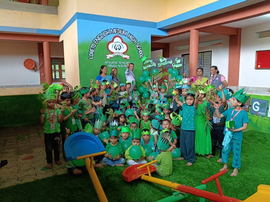 Tiny Sprouts, Big Dreams – A Joyful Green Day at Loreto CBSE School