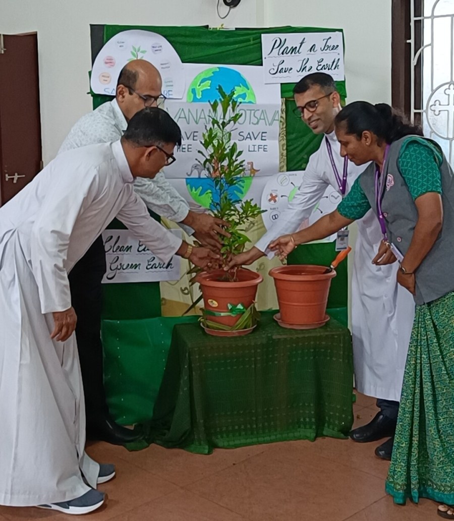 VAN MAHOTSAV CELEBRATION AT LORETO ENGLISH MEDIUM HIGH SCHOOL CBSE, LORETO BANTWAL