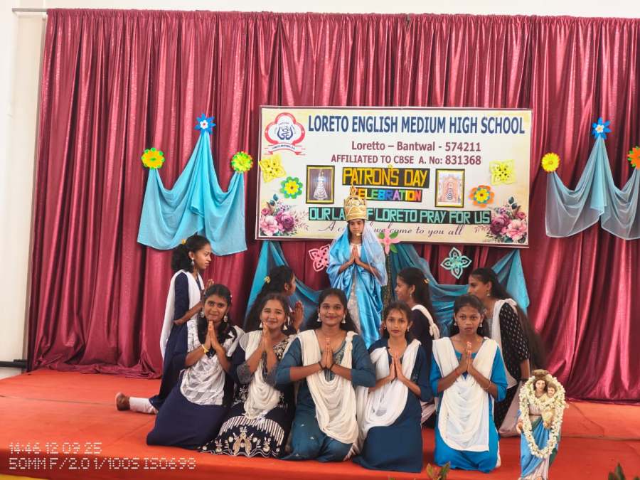 A Divine Celebration: Patrons’ Day at Loreto English Medium High School CBSE